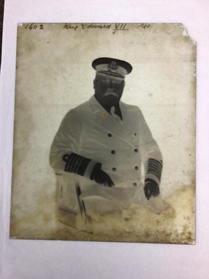 Lot 61 - Collection of Victorian and Edwardian glass negatives of Royal subjects taken by Russell & Sons the Court photographers including Albert Edward Prince of Wales during his honeymoon at Osborne, Pri...