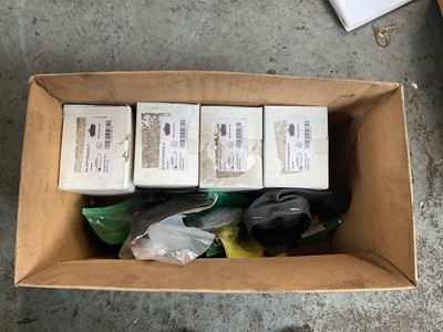 Lot 230 - Four sets of Rover 75 / MG ZT front brake pads, together with other bolts and fittings.
