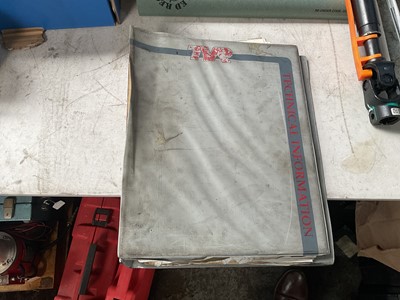 Lot 243 - TVR technical information folder, early 1990's era.