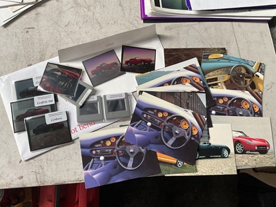 Lot 269 - Group of TVR negatives, supplied by the factory, together with a group of promotional postcards.
