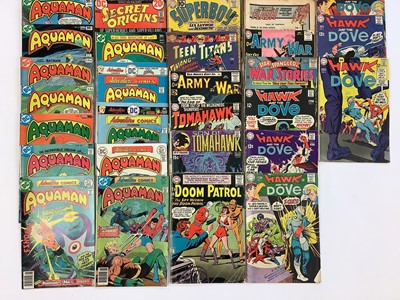 Lot 141 - Collection of Mostly 1970's DC Comics to include All Star Comics with Super Squad, Justice Society, Weird Worlds Presents Iron Wolf, Weird Worlds Presents Tarzan, Worlds Finest and others. Approxim...