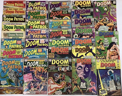 Lot 143 - Collection of 1960's DC Comics, The Doom Patrol #86-121 (Missing #90 #93 #101 #114). Key issues #86 1st appearance of Brother of Evil, #92 1st appearance of Dr Tyme, #99-100 1st appearance and orig...