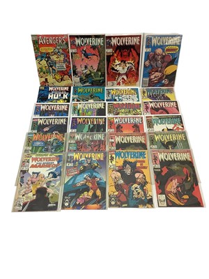 Lot 169 - Collection of Marvel comics Wolverine 1980's and 1990's. A complete run from issues 18 - 30 and others, to include issue 24 and 27, Jim Lee covers and Wolverine battles the Incredible Hulk (1989)....