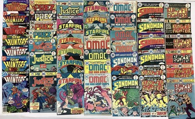 Lot 146 - Quantity of Mostly 1970's DC Comics to include Kung - Fu Fighter #1-18, The Sandman #1-6, Omac #1-8, Starfire #1-8, Star Hunters #1-7 and others
