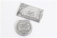 Lot 527 - Second World War trench art aluminium...