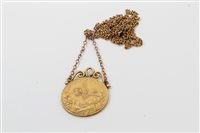 Lot 95 - Turkey - gold 100 Kurush AH1327 (Year 8) (N.B....