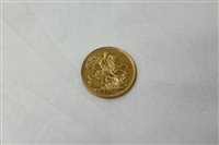 Lot 2 - G.B. gold Sovereign - Victoria Y.H., reverse...