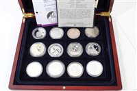 Lot 97 - World - mixed Crown-sized coins - to include...