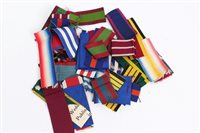Lot 515 - Collection of British Military Medals ribbons -...