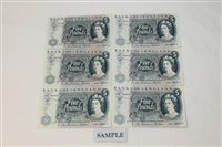 Lot 19 - Banknotes - G.B. QEII. Series 'C' Hollom blue...