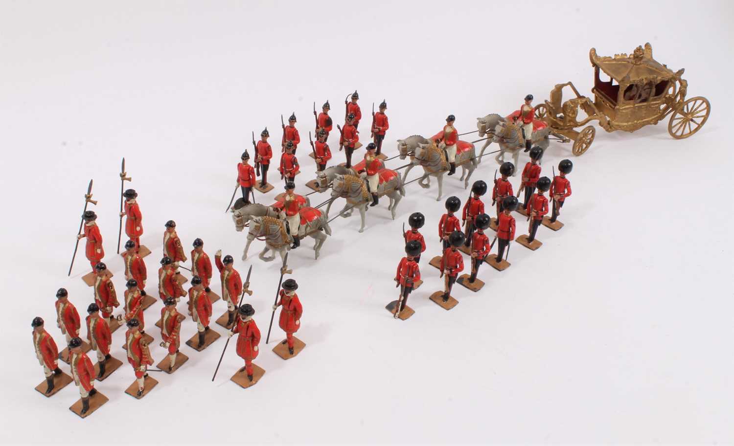 Lot 107 - Large Britain's 1937 Coronation procession set in original box
