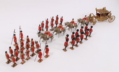 Lot 107 - Large Britain's 1937 Coronation procession set in original box