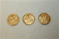 Lot 36 - G.B. gold Half Sovereigns - Edward VII 1906....