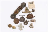 Lot 516 - First World War War Medals, named to 757833 A....