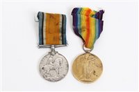 Lot 502 - First World War pair - comprising War and...