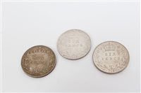 Lot 77 - G.B. Edward VII Sixpences 1902 matt Proof (N.B....