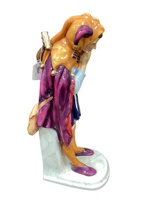 Lot 1031 - Impressive Royal Doulton limited edition figure - Jack Point HN3920, no.76 of 250, modelled by Noke