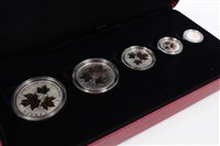Lot 89 - Canada - Silverer Maple Leaf Premium Five...