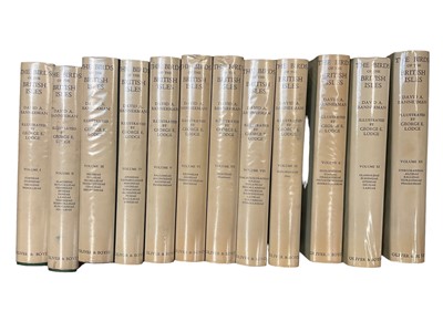 Lot 728 - David A. Bannerman The Birds of the British Islands... illustrated by David Lodge, 12 volumes, first edition, plates, illustrations, original cloth, dust-jackets, 4to, Edinburgh: Oliver and Boyd, 1...