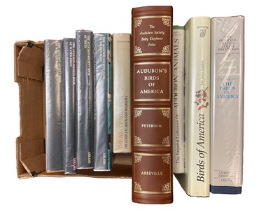 Lot 729 - Peterson, Roger Tory & Virginia Marie - The National Audubon Society Baby Elephant Folio - 'Audubon's Birds of America', revised edition, pub. Abbeville Press, together with collection of works rel...