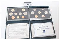 Lot 101 - G.B. Royal Mint uncirculated sets 1983 - 1994...