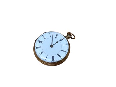 Lot 121 - Victorian 18ct gold cased pocket watch