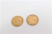 Lot 123 - G.B. gold Half Sovereigns - Edward VII 1906....