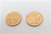 Lot 129 - G.B. gold Sovereigns - George V - 1912 and...
