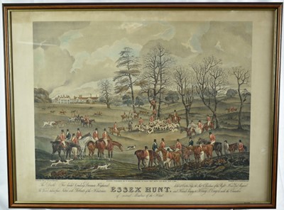 Lot 825 - After Dean Wolstenholme, set of four colour lithographs- The Essex Hunt