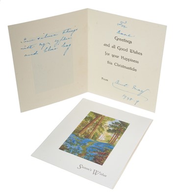 Lot 54 - H.M. Queen Mary scarce family Christmas card  1948