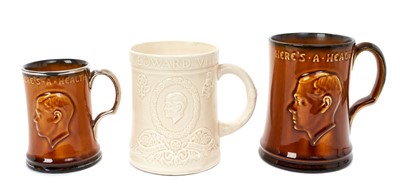Lot 63 - The aborted Coronation of H.M. King Edward VIII, May 1937, scarce Sylvac Coronation mug