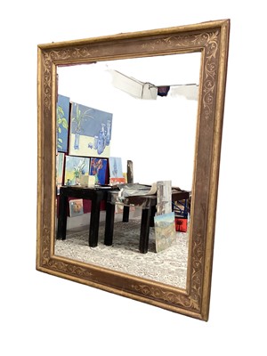 Lot 1145 - An impressive Edwardian rectangular mirror