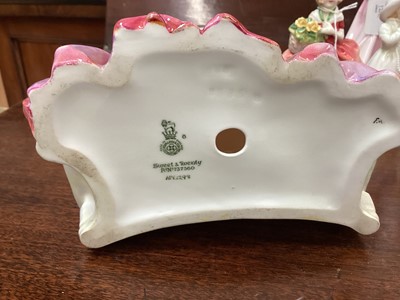Lot 1202 - Fourteen Royal Doulton figures - Sweet & Twenty HN1298, A Hostess of Williamsburg HN2209, A Gentleman from Williamsburg HN2227, Boy from Williamsburg HN2183, Cissie HN1809, Kerry HN3036, The Rag Do...