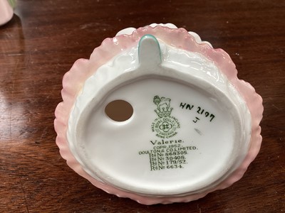 Lot 1202 - Fourteen Royal Doulton figures - Sweet & Twenty HN1298, A Hostess of Williamsburg HN2209, A Gentleman from Williamsburg HN2227, Boy from Williamsburg HN2183, Cissie HN1809, Kerry HN3036, The Rag Do...