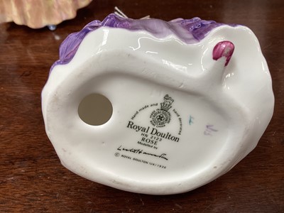 Lot 1203 - Fourteen Royal Doulton figures - Sweet & Twenty HN1569, Tinkle Bell, The Little Bridesmaid, Goody Two Shoes HN2037, Home Again HN2167, Mother's Help HN2151, Amanda HN2996, Rose HN2123, Valerie HN21...