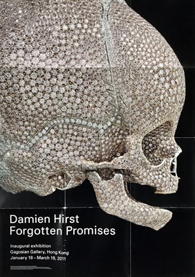 Lot 119 - Damien Hirst Forgotten Promises Exhibition poster