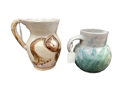 Lot 127 - Bourne Denby jug together with five pieces of studio pottery