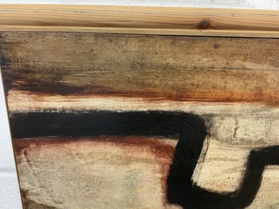 Lot 980 - *Robert Sadler (1909-2001) Abstract, 1962, acrylic on board, signed, 31.5 x 76cm, framed