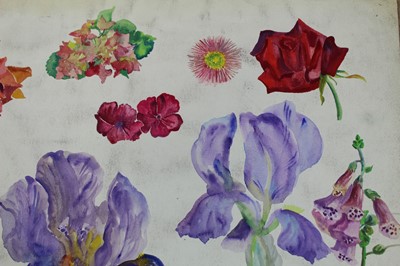 Lot 1308 - *Colin Moss (1914-2005) watercolour, summer flowers, signed, 75 x 55cm