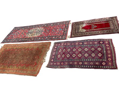Lot 1170 - Eastern runner and three other rugs