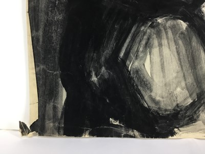 Lot 10 - Colin Moss (1914-2005) indian ink, Workman, 76 x 55cm