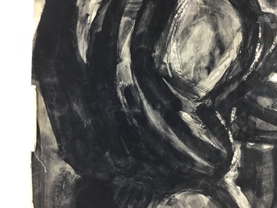 Lot 10 - Colin Moss (1914-2005) indian ink, Workman, 76 x 55cm