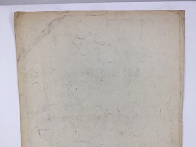 Lot 21 - Colin Moss (1914-2005) pencil, Orangutan and baby, signed, 75 x 54cm