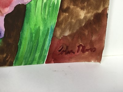 Lot 25 - Colin Moss (1914-2005) watercolour, vase of flowers, 55 x 38cm, together with two others by the same hand. (3)