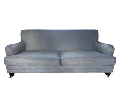 Lot 1162 - Good quality bespoke Origins Design three-seater sofa