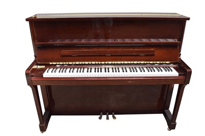 Lot 1091 - Contemporary Kemble upright piano in gloss mahogany case ( Purchased new in 2005 for £5099.00 ) Sold with receipt.
