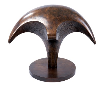 Lot 623 - John Farnham (b. 1942), bronze sculpture, Winged figure No 2, 2001