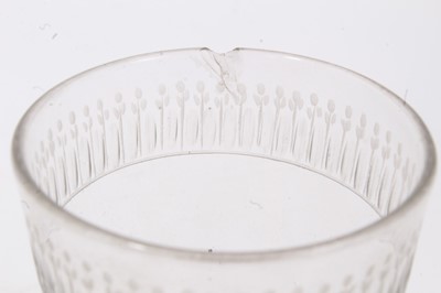 Lot 590 - Of George Washington interest - Georgian drinking glass