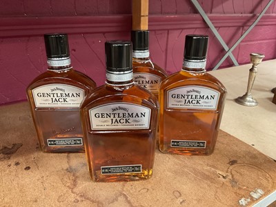 Lot 422 - Four bottles of Jack Daniel's Gentleman Jack Whiskey 70cl (4 bottles).