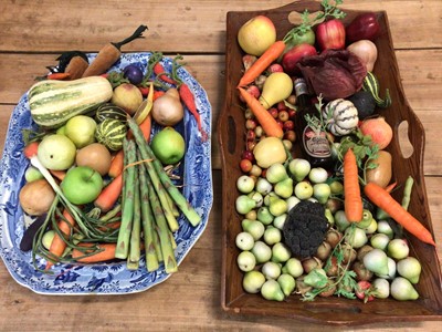 Lot 1243 - Collection of artificial fruit and vegetables